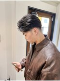 フェード　センターパート