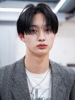 アンサー 原宿(ANSWER)&nbsp;メンズ髪質改善縮毛矯正シースルーセンターパート韓流ヘア