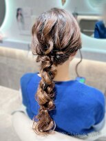 ヘアセット クラン ルシェ 心斎橋玉屋町店(hair set Clan luce)&nbsp;編みおろし/心斎橋ヘアセット