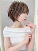 □ハッシュカット/大人ショートヘア/ボブ/30代40代50代/錦糸町