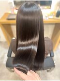 髪質改善カラーダークアッシュ