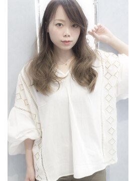 ジョワイユヘアーデザイン(Joyeux) joyeux☆大人可愛いロンググレージュウェーブスタイル