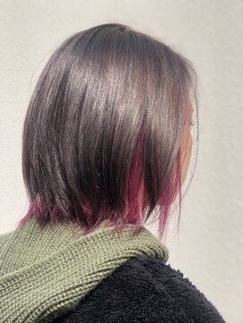 ヘアーメイク ララ(HAIR MAKE LALA) 全体アッシュカラー+いんなーからー
