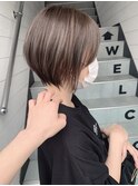 【山口圭亮】アッシュベージュ/大人ショート
