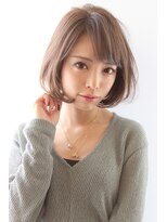 レウナ 外苑前(Reuna)&nbsp;20代30代40代大人可愛いボブ　丸みが可愛いボブスタイル