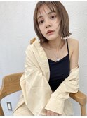 フレンチベージュ×ニュアンスBOB