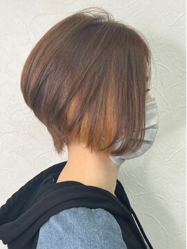 びゃんびゃん 浅水本店 ハイトーンインナーカラー