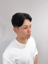 サルファ ヘアデザイン 名古屋 丸の内(S.ALPHA HAIR DESIGN)&nbsp;癖を活かしたメンズセンターパート！