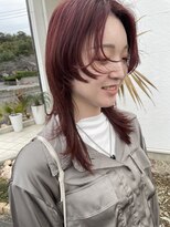 ブーム(BOOM)&nbsp;ロングウルフ×チェリーブラウン【大分】