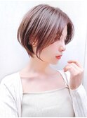 Say.吉田伊織　大人ショートくびれショートボブニュアンスカラー