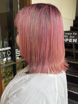 へアサロンアンドカフェガーデン(hair salon&cafe GARDEN) ダブルカラー/ケアブリーチ/ピンクカラー