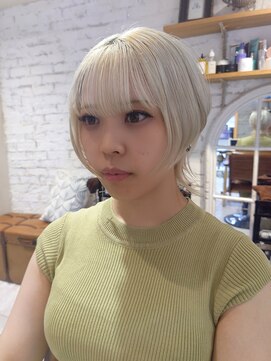 ラボヌール ヘアー エクラ(La Bonheur hair eclat) 前下りウルフ