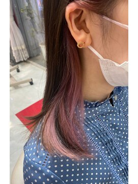 エフエフヘアー(ff hair) back style☆イヤリングカラーvol.809