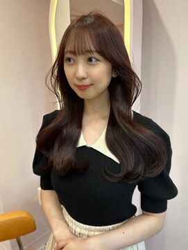 ボタン シブヤ(VOTAN SHIBUYA) 韓国ヘア/前髪あり/くびれヘア/ピンクラベンダー/艶感カラー