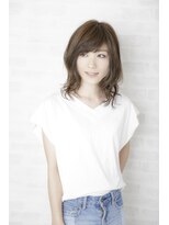 アフロディーテ 銀座(APHRODITE GINZA)&nbsp;黒髪/グレーベージュ/レイヤーロング/前髪パーマ/銀座