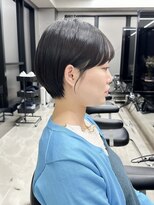 ハルキミナト ジャパン トウキョウ(HARUKI MINATO japan TOKYO)&nbsp;20代/30代/40代丸みショート/クビレ/前髪あり/ブラウン/表参道