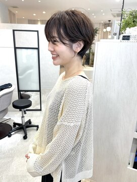 リュドール 名駅(Rue D'or) パーマ風スタイリングショート