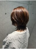 イメチェン/ハッシュカット/フルバング/レッドブラウン[稲毛]
