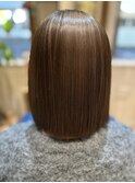 透明感のあるボブ【髪質改善】メテオトリートメント