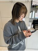 《畑中結衣》インナーカラー/ウルフカット/顔周りレイヤー
