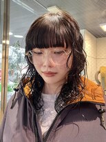 ヘアーアンドメイク ビス(HAIR&MAKE bis) ウルフパーマ レイヤーパーマ　ボブパーマ【中西思実】