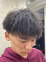 レボ 神宮寺店(Revo) ショートマッシュ×縦落ちツイスト