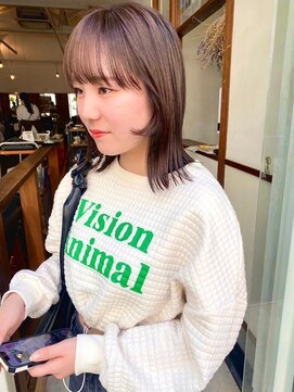 モク 大阪梅田店(MOK) 【もみあげにポイント】ストレートボブ