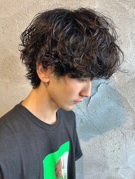 ニアウ 高崎店(Niau) シャドウパーマメンズパーマナチュラルパーマニュアンスパーマ