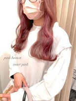 ジーナ 船橋(Zina)&nbsp;髪質改善＊くびレイヤーピンクベージュ＊美髪【Zina船橋】