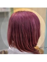 ピヴォヘアー(pivo hair) ウルフレイヤー ファンシーピンク