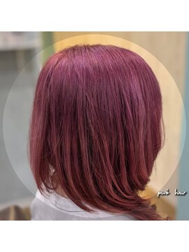 ピヴォヘアー(pivo hair) ウルフレイヤー ファンシーピンク