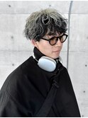ツートーンデザインカラーブリーチパーママッシュ