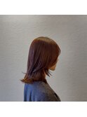 オレンジブラウン /半田/知多/半田美容室/知多美容室