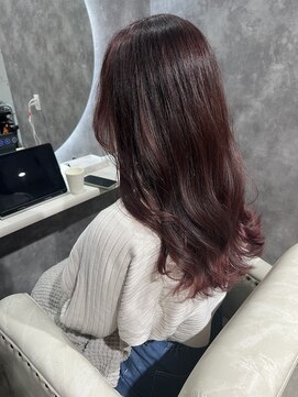 コアークリップ 緑町店(CORE CLIP) 暗めボルドーカラー