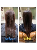 リリー 京都山科店(Lily)&nbsp;しっかり癖を伸ばした艶髪ストレート