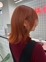 ジルスタジオ(JILL STUDIO) JILL STUDIO オレンジブラウン/ミディアム/切りっぱなし