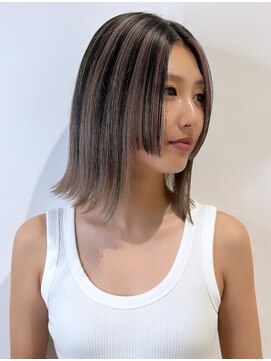 ファムエリア(FEMME AREA) アンブレラカラー　ローライト　ラインカット