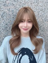 アフロート ルヴア(AFLOAT RUVUA)&nbsp;小顔似合わせカットフェミニンロングレイヤーラテカラー