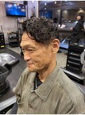 かきあげナチュラルパーマ