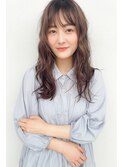 ゆるウェーブのロングスタイル