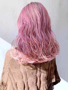 シオン(shion) 顔周りレイヤー韓国ヘア美髪ロングデジタルパーマ_ba327371