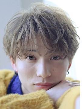 オーシャントーキョー サニー 原宿(OCEAN TOKYO Sunny) 韓国フェザーパーマニュアンスパーマセンターパートショート