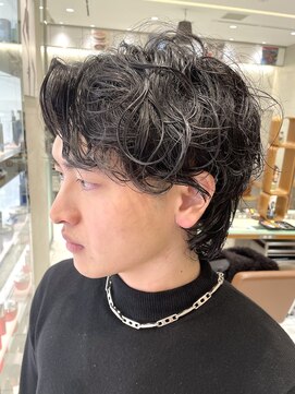 ピークアブー 原宿ハラカド(PEEK-A-BOO) メンズウルフ メンズショート クリームパーマ PEEKABOO