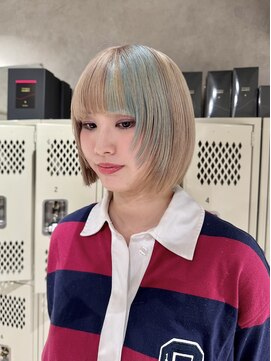 ハイプ(HYPE) 藤沢/ブリーチ/ダブルカラー/レイヤーボブ/ホワイトベージュ