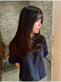 レイヤーカット×酸性ストレート