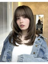 キイ ギンザ(k.e.y GINZA)&nbsp;ブリーチ無し/ベージュカラー/レイヤーカット/銀座/銀座美容室