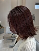 ベル サウス(BHEL south)&nbsp;津久居ロレイヤーカットハッシュカット透明感カラー重めロング