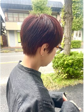 シベルバレー 横浜(sibell) 【ブリーチ無しレッドブラウン】×【ベリーショート】