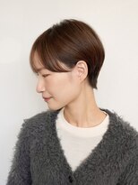 ログ(LOG)&nbsp;ナチュラルブラウン◎白髪ぼかしショート◎高松