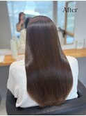 質感再生カラー×オリーブグレージュ